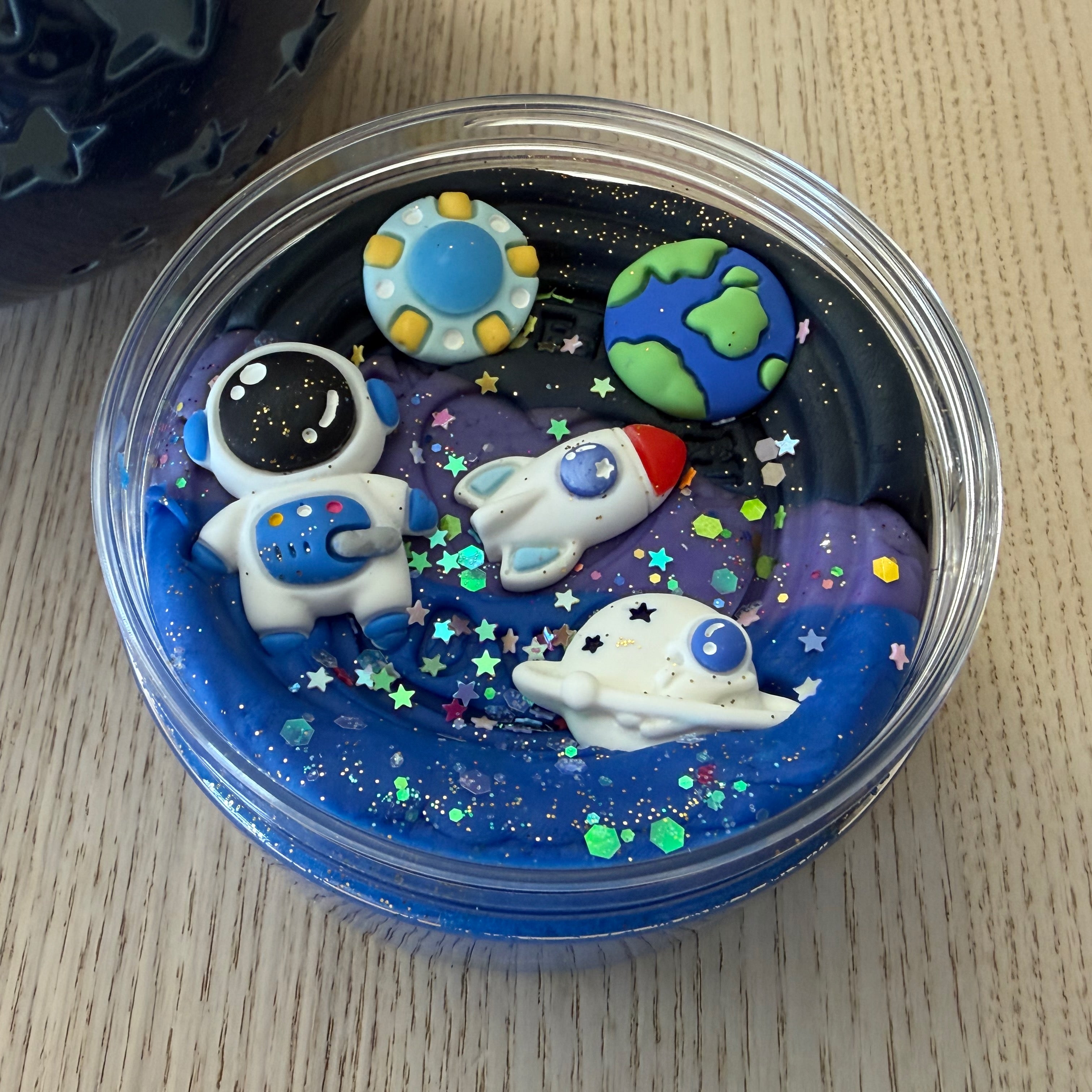 Sensory Dough Jar Space
