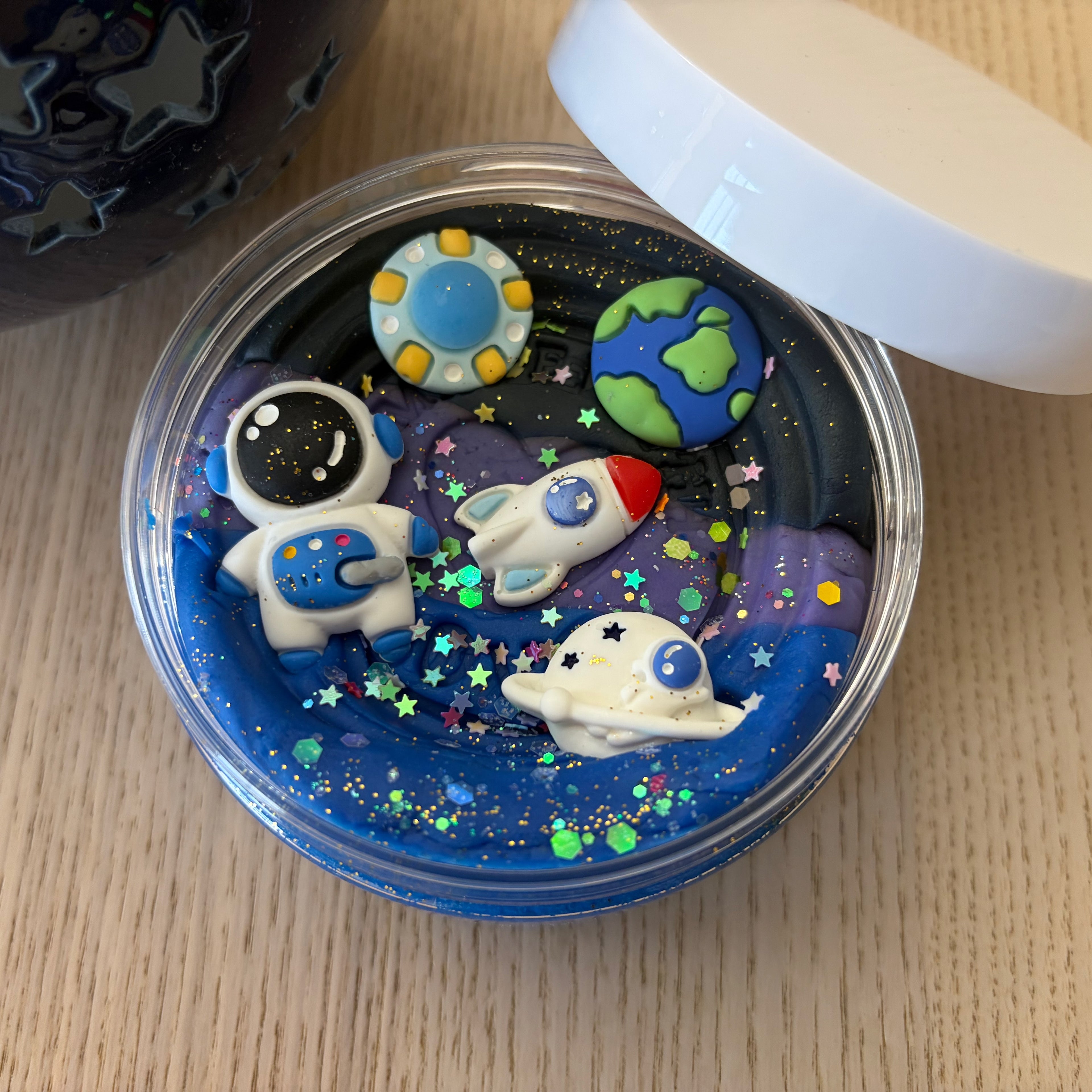 Sensory Dough Jar Space